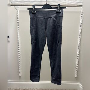 Xersion Quick-Dri Heathered Crop Leggings